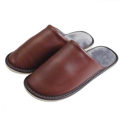 Women's Slippers PU leather waterproof Slippers for woman short furry lightweight dirt resistant candy colors House shoes PVC