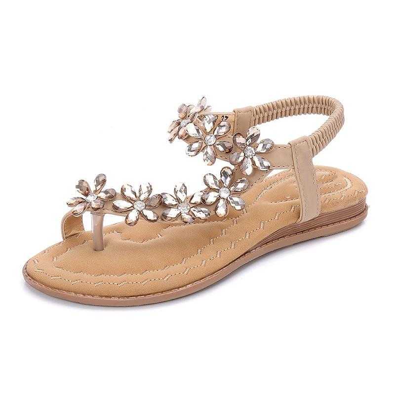 women sandals hot fashion Women Summer Beach Roman Sandal ladies Shallow mouth Open Toe flat sandal Casual female shoes