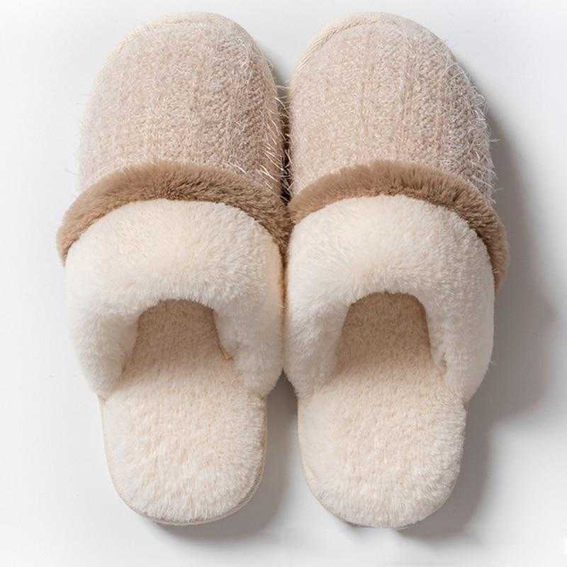 Women's slippers Home Microfibe soft plush Slippers woman Fashion Faux Fur design Indoor shoes massage cozy Ladies slippers